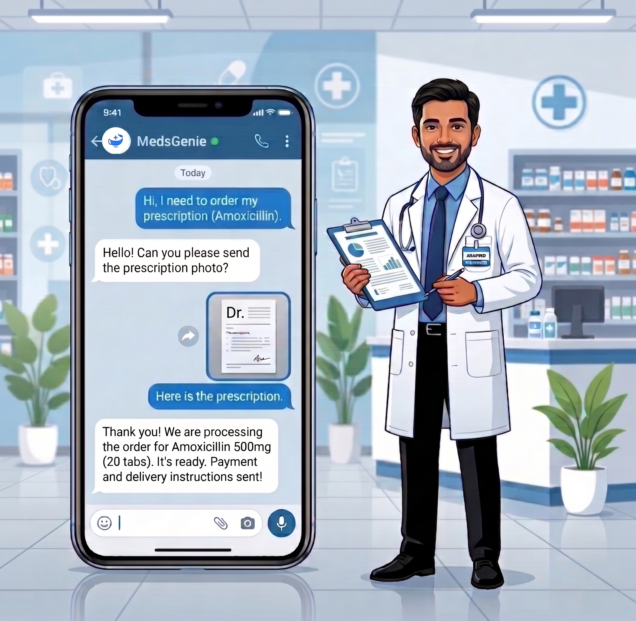 WhatsApp Healthcare Chatbot